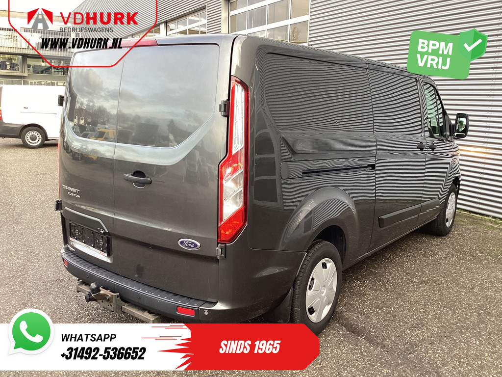 Ford Transit Custom Bestelbus 320 2.0 TDCI 130 pk Aut. L2 Trend Weinig Km/ Carplay/ Cruise/ Airco/ Camera/ PDC V+A/ Trekhaak 9