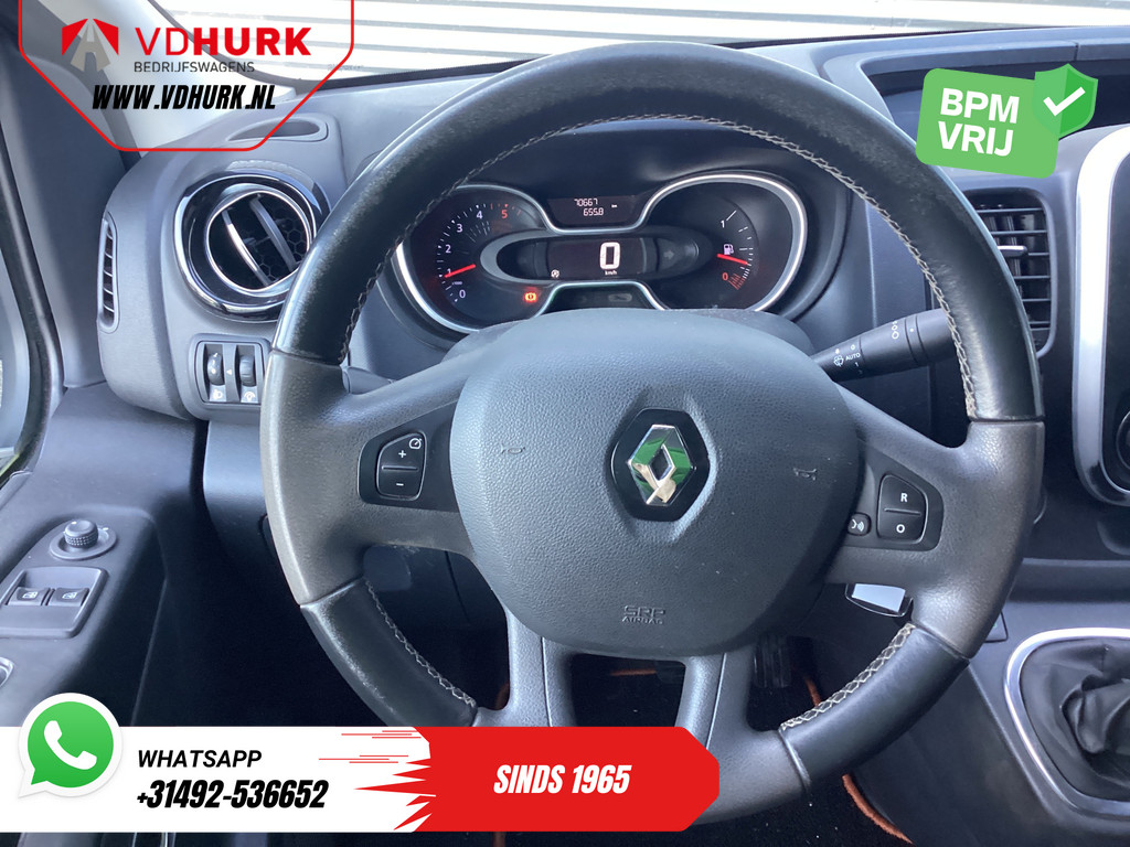 Renault Trafic Bestelbus 2.0 dCi 145 pk L2 NL Auto/ LED/ Carplay/ Climate/ Imperiaal/ Navi/ Camera/ Cruise/ 17'LMV/ PDC/ Trekhaak 12