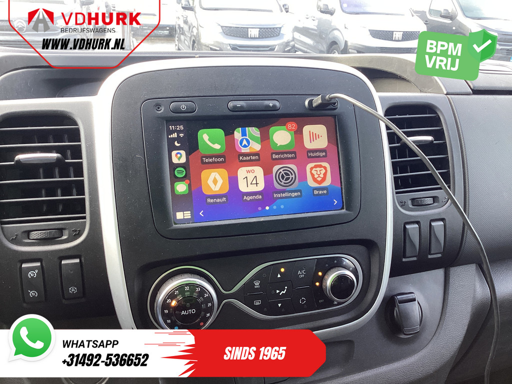 Renault Trafic Bestelbus 2.0 dCi 145 pk L2 NL Auto/ LED/ Carplay/ Climate/ Imperiaal/ Navi/ Camera/ Cruise/ 17'LMV/ PDC/ Trekhaak 15