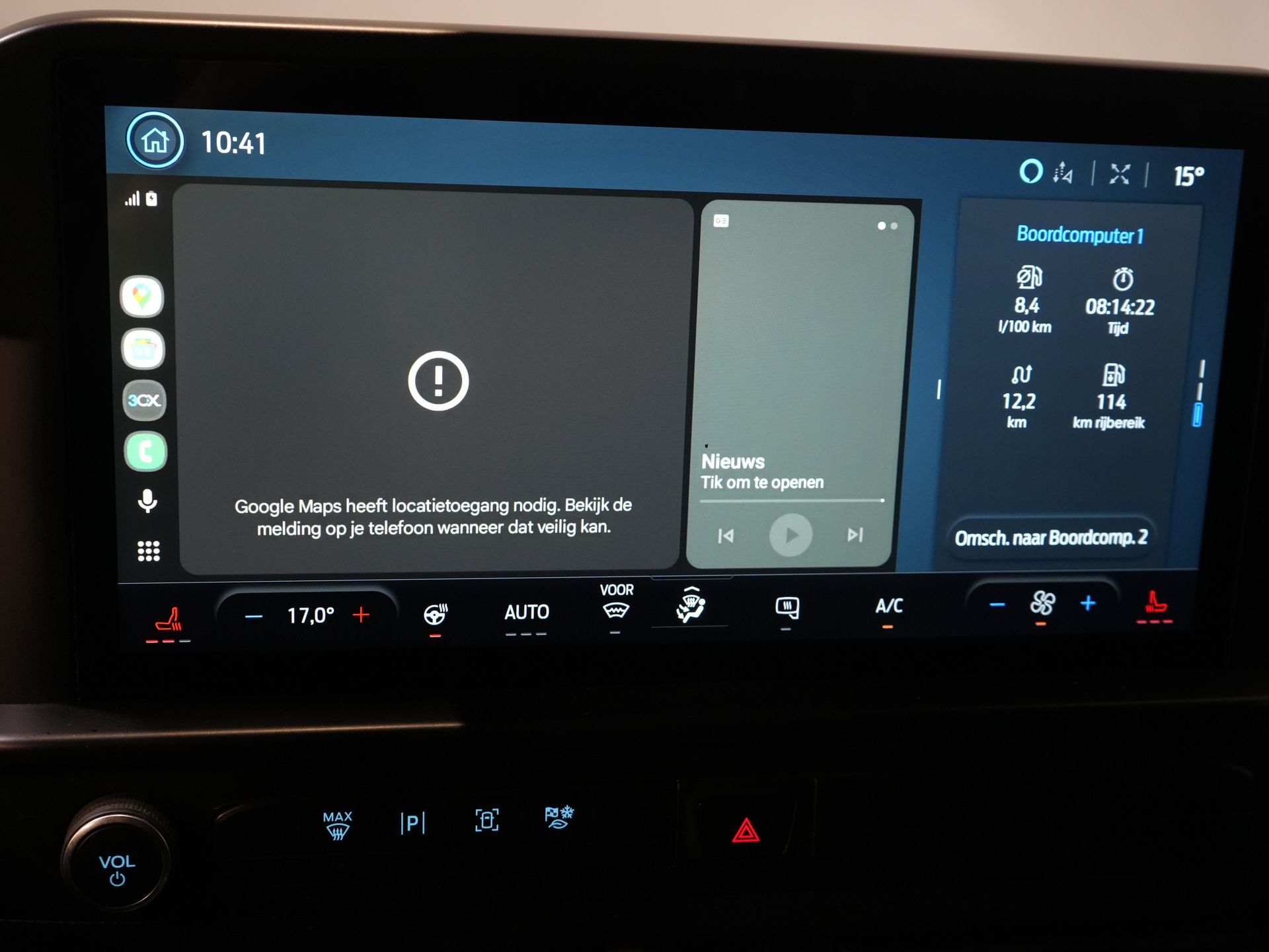 Ford Transit Custom Bestelbus 2.0 TDCI 135 pk LED/ Carplay/ 2.8t Trekverm./ Stuurverw./ Stoelverw./ Climate/ Camera/ Cruise/ PDC 22