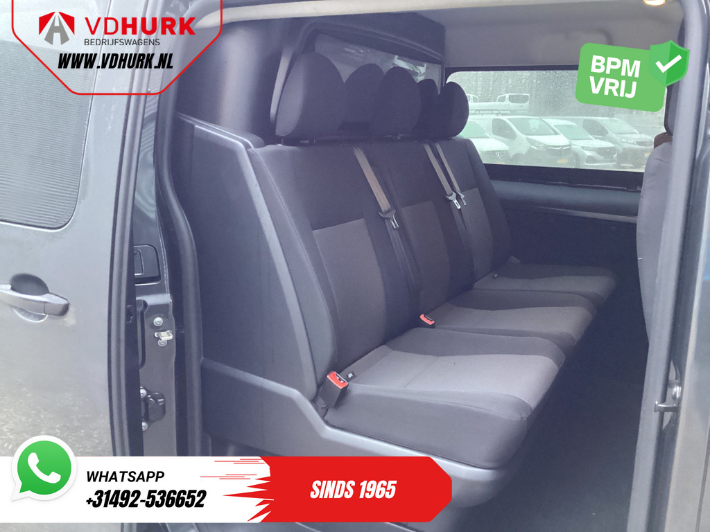 Peugeot Expert Bestelbus 2.0 HDi 145 pk Aut. DC Dubbel Cabine 6 Pers./ Navi/ Carplay/ Camera/ PDC/ Cruise/ Airco 10