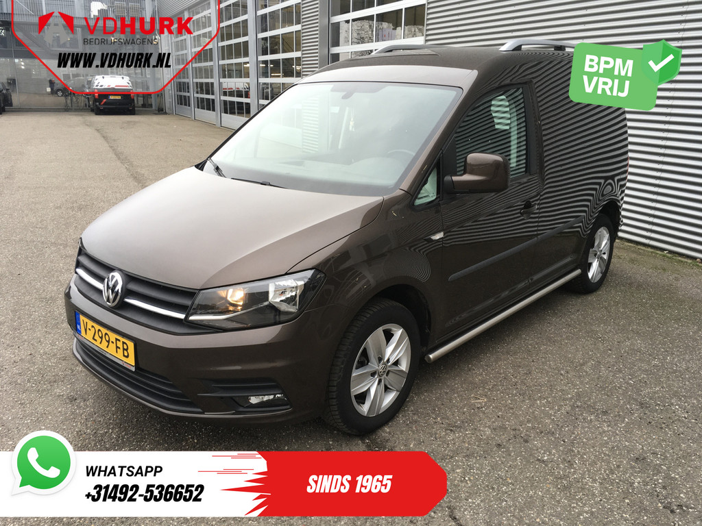 Volkswagen Caddy Bestelbus 1.6 TDI 105 pk Aut. Highline NL Auto/ DB-Riem V.V./ Carplay/ Climate/ Stoelverw./ Cruise/ Navi/ LMV /PDC/ 7