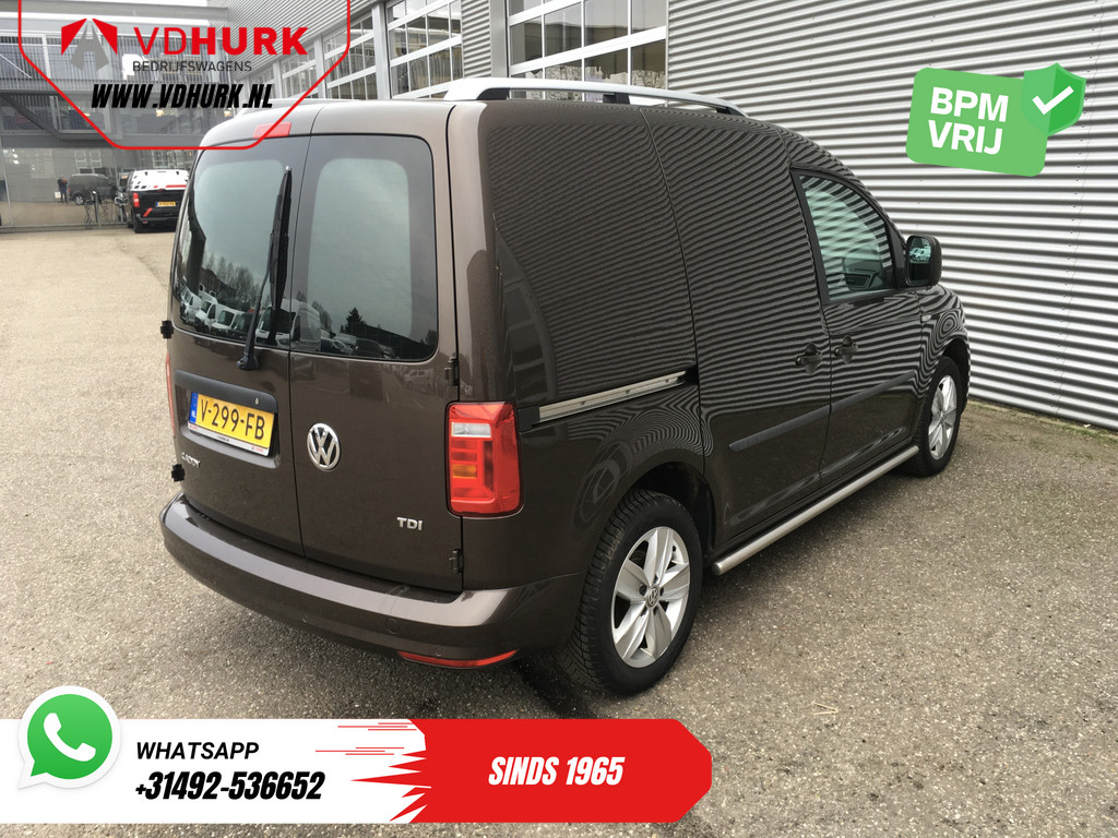 Volkswagen Caddy Bestelbus 1.6 TDI 105 pk Aut. Highline NL Auto/ DB-Riem V.V./ Carplay/ Climate/ Stoelverw./ Cruise/ Navi/ LMV /PDC/ 8