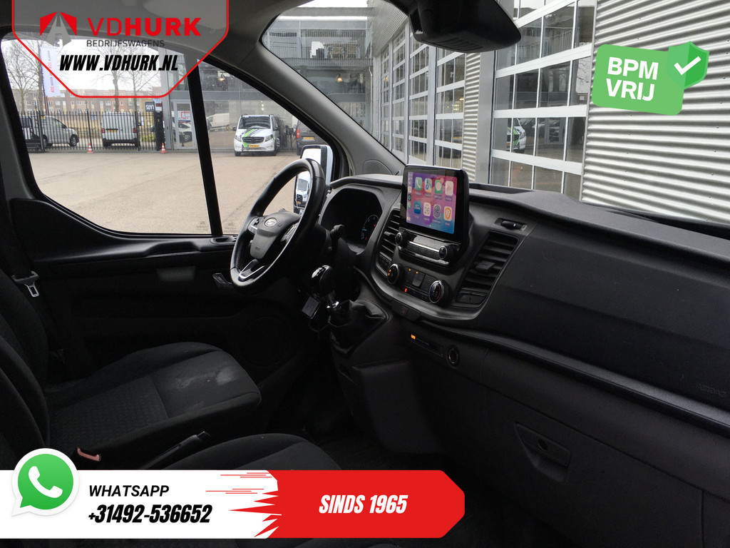 Ford Transit Custom Bestelbus 2.0 TDCI 130 pk L2 Carplay/ 2.8t Trekverm./ Stoelverw./ Airco/ Navi/ Camera/ Cruise/ PDC 2