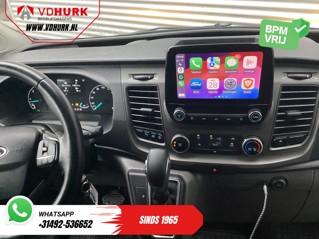 Ford Transit Custom Bestelbus 2.0 TDCI 130 pk Aut. L2 Carplay/ Airco/ Cruise/ Camera/ PDC V+A/ DAB 11
