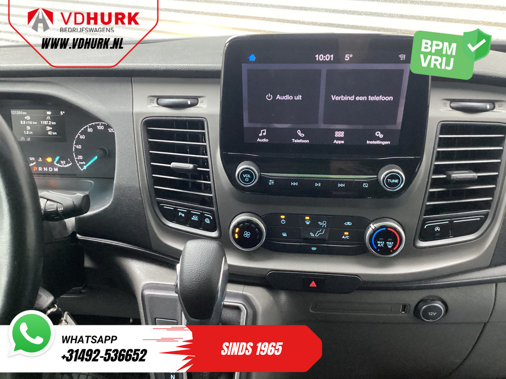 Ford Transit Custom Bestelbus 2.0 TDCI 130 pk Aut. L2 Carplay/ Airco/ Cruise/ Camera/ PDC V+A/ DAB 12
