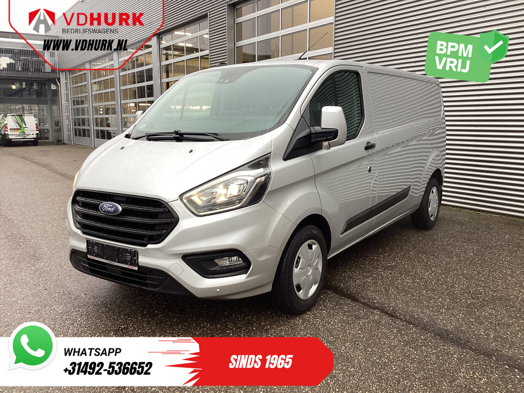 Ford Transit Custom Bestelbus 2.0 TDCI 130 pk Aut. L2 Carplay/ Airco/ Cruise/ Camera/ PDC V+A/ DAB 7