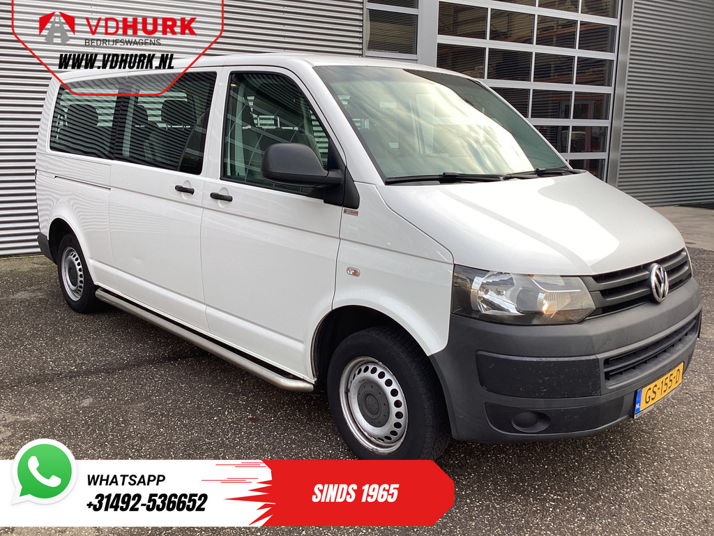 Volkswagen Transporter Personenvervoer 2.0 TDI L2 EXPORT MARGE 9 Persoons/ Combi/ Kombi/ 9Pers./ Airco / Sidebars/ 2x2x3 0
