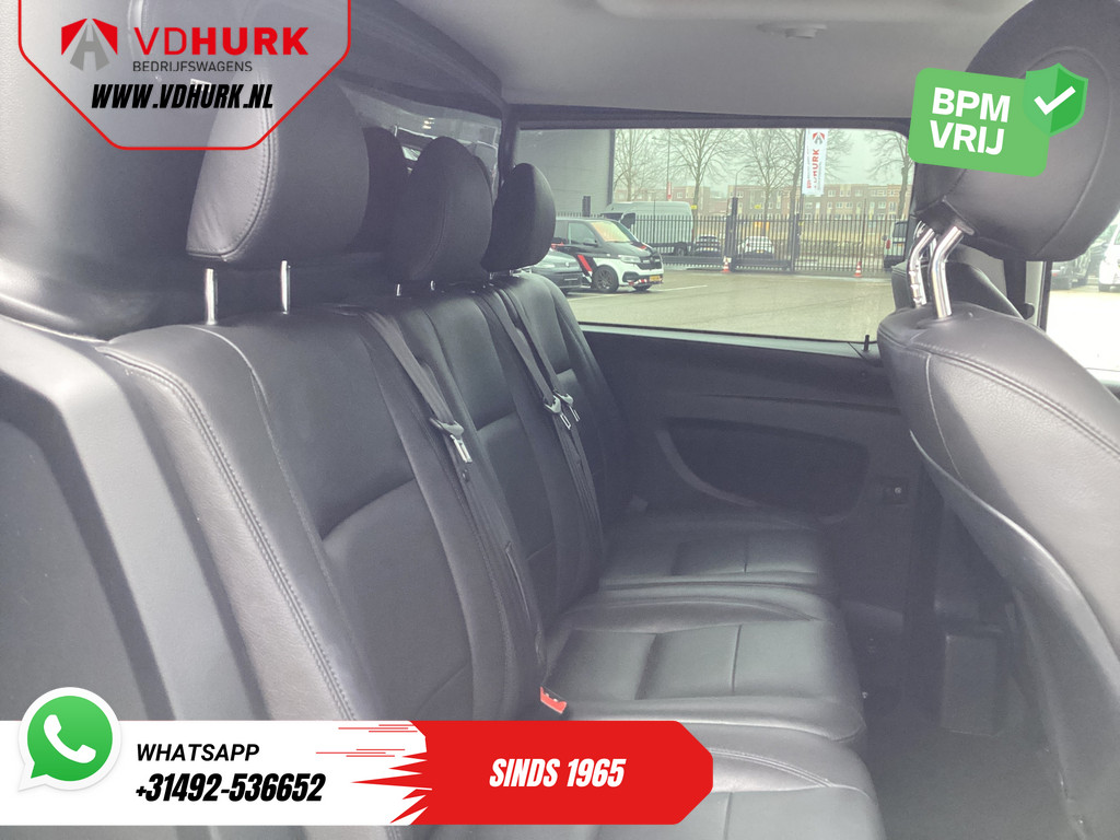 Mercedes-Benz Vito Bestelbus 114 CDI Aut. L2 Dubbel Cabine DC NL Auto/ LED/ Carplay/ 2x Schuifdeur/ Leder/ Stoelverw./ Climate/ Navi/ Camera/ Cruise/ LMV/ Si 11