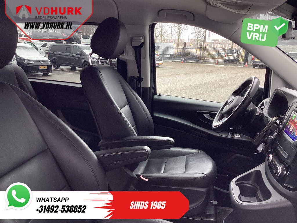 Mercedes-Benz Vito Bestelbus 114 CDI Aut. L2 Dubbel Cabine DC NL Auto/ LED/ Carplay/ 2x Schuifdeur/ Leder/ Stoelverw./ Climate/ Navi/ Camera/ Cruise/ LMV/ Si 12