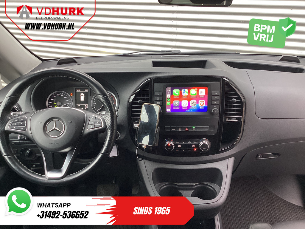 Mercedes-Benz Vito Bestelbus 114 CDI Aut. L2 Dubbel Cabine DC NL Auto/ LED/ Carplay/ 2x Schuifdeur/ Leder/ Stoelverw./ Climate/ Navi/ Camera/ Cruise/ LMV/ Si 13