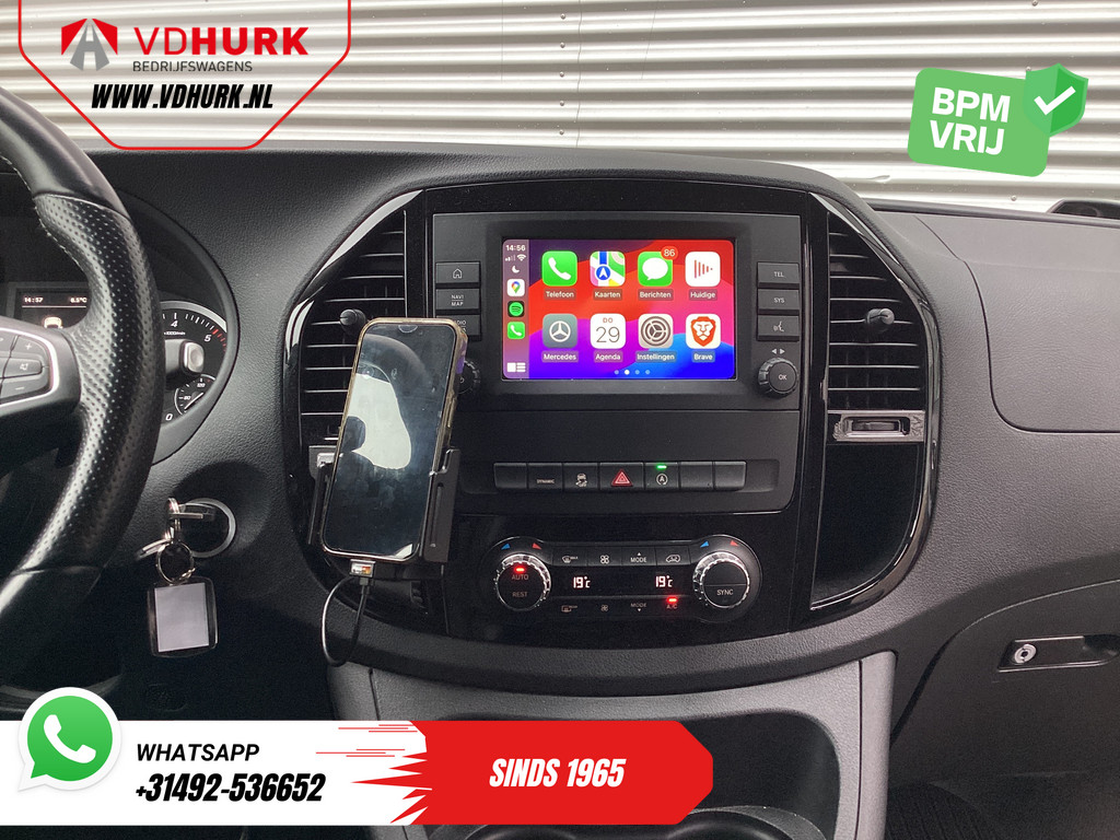 Mercedes-Benz Vito Bestelbus 114 CDI Aut. L2 Dubbel Cabine DC NL Auto/ LED/ Carplay/ 2x Schuifdeur/ Leder/ Stoelverw./ Climate/ Navi/ Camera/ Cruise/ LMV/ Si 14