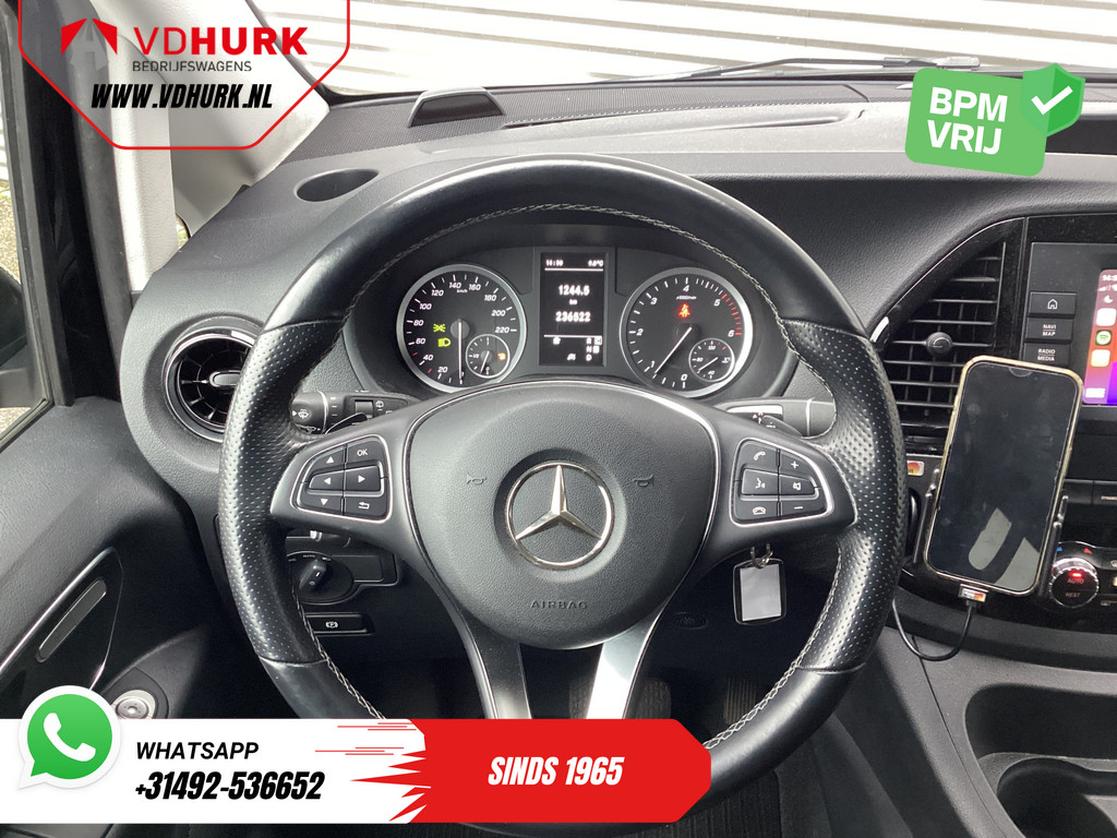 Mercedes-Benz Vito Bestelbus 114 CDI Aut. L2 Dubbel Cabine DC NL Auto/ LED/ Carplay/ 2x Schuifdeur/ Leder/ Stoelverw./ Climate/ Navi/ Camera/ Cruise/ LMV/ Si 15