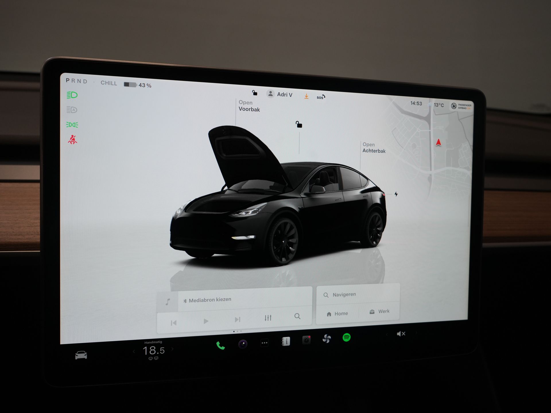 Tesla Model Y SUV 455 Km WLTP (DEMO) Adapt.Cruise/ Pano/ Elek.stoelen/ Memory Elek.klep/ Stoelverw./ Navi/ 360 camera/ Climate/ 20” LMV 20