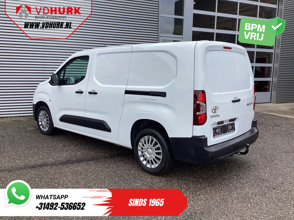 Toyota PROACE CITY Bestelbus 1.5 130 pk Aut. L2 2x Schuifdeur/ 3 Pers./ Carplay/ Standkachel/ Airco/ Camera/ Cruise/ PDC 1
