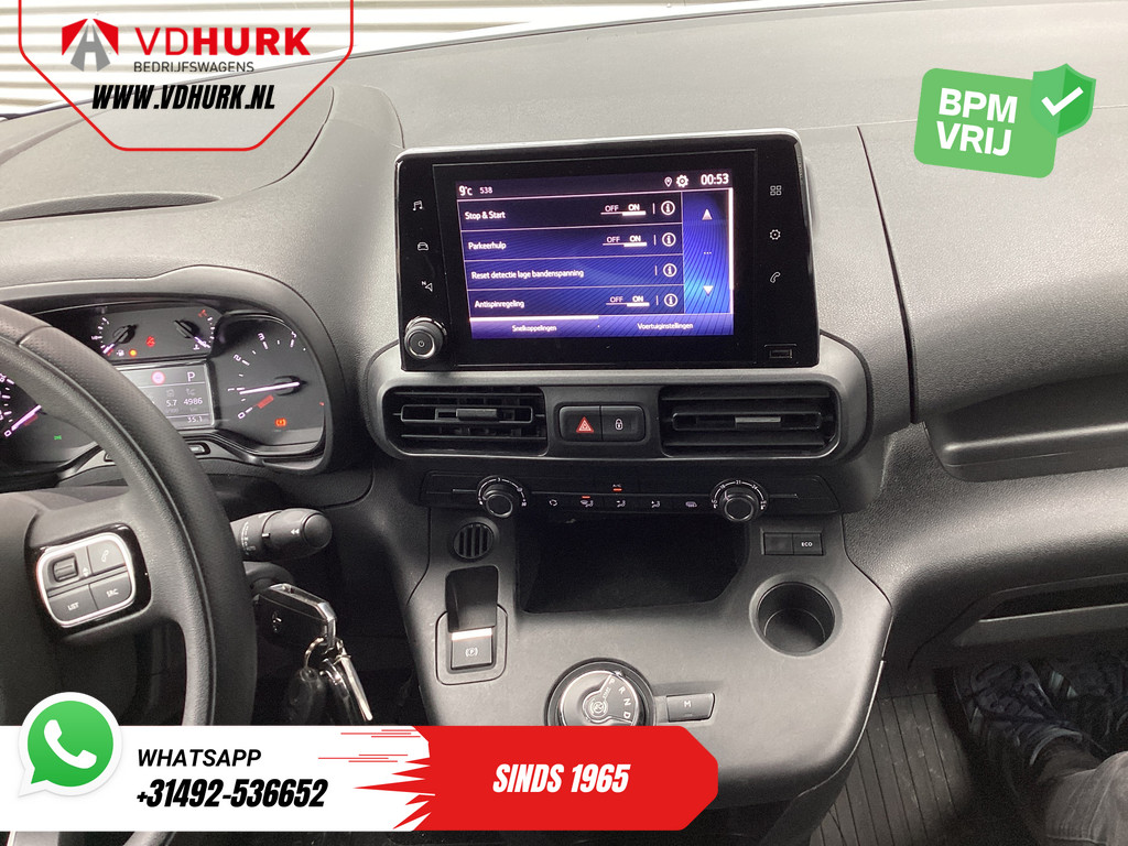 Toyota PROACE CITY Bestelbus 1.5 130 pk Aut. L2 2x Schuifdeur/ 3 Pers./ Carplay/ Standkachel/ Airco/ Camera/ Cruise/ PDC 12