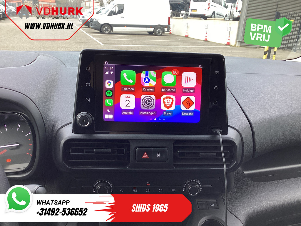 Toyota PROACE CITY Bestelbus 1.5 130 pk Aut. L2 2x Schuifdeur/ 3 Pers./ Carplay/ Standkachel/ Airco/ Camera/ Cruise/ PDC 14