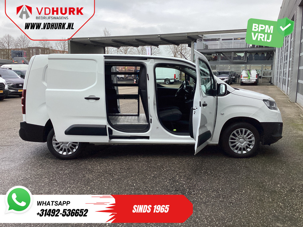 Toyota PROACE CITY Bestelbus 1.5 130 pk Aut. L2 2x Schuifdeur/ 3 Pers./ Carplay/ Standkachel/ Airco/ Camera/ Cruise/ PDC 5