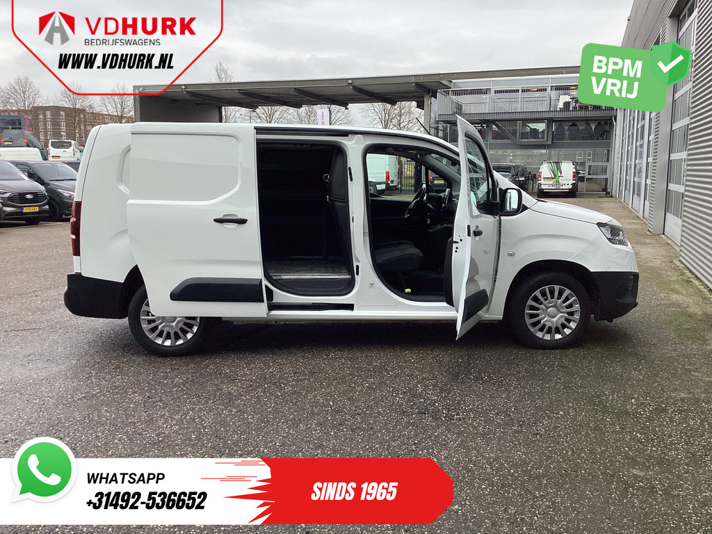 Toyota PROACE CITY Bestelbus 1.5 130 pk Aut. L2 2x Schuifdeur/ 3 Pers./ Carplay/ Standkachel/ Airco/ Camera/ Cruise/ PDC 6