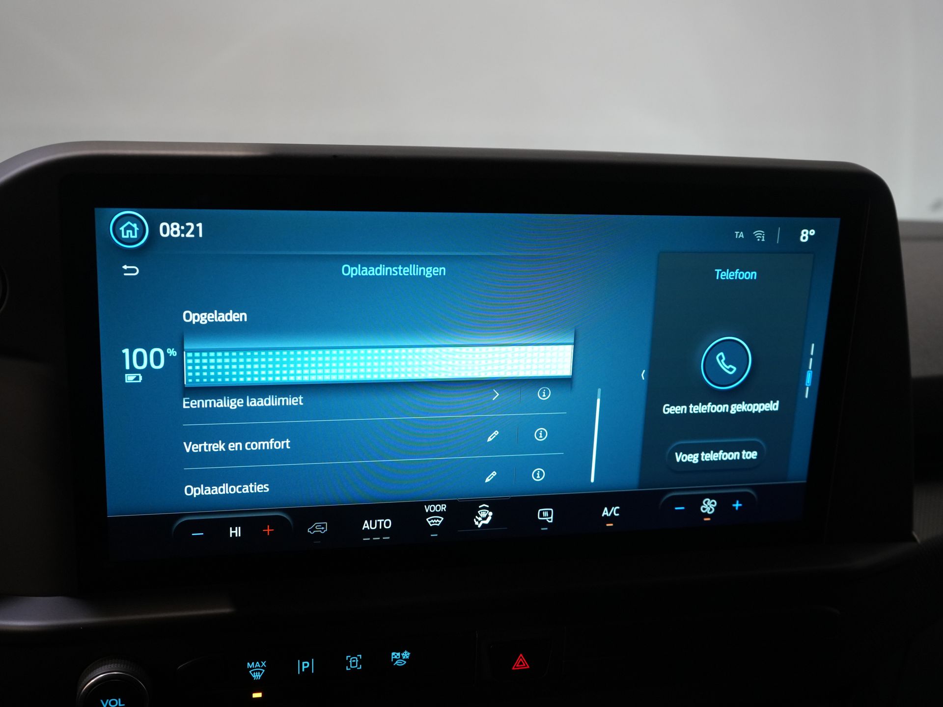 Ford E-Transit Custom Bestelbus 65 kWh L2 330 km WLTP LED/ Standkachel/ Snellader/ 2.3t Trekverm./ Carplay/ Climate/ Camera/ PDC/ Cruise 21