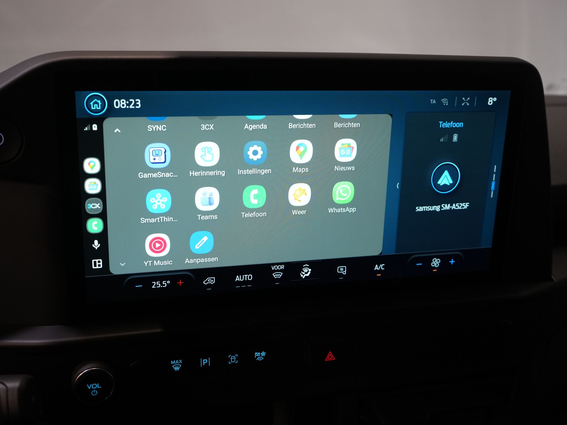 Ford E-Transit Custom Bestelbus 65 kWh L2 330 km WLTP LED/ Standkachel/ Snellader/ 2.3t Trekverm./ Carplay/ Climate/ Camera/ PDC/ Cruise 23