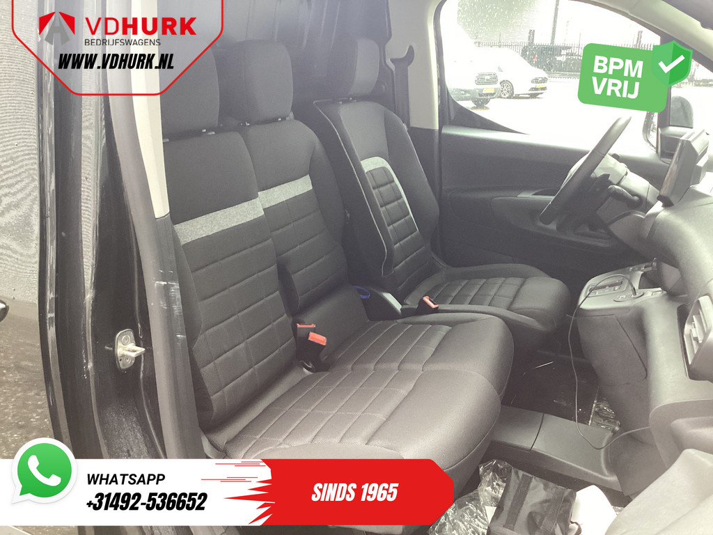 Citroën E-Berlingo Bestelbus 50 kWh 335 WLTP L2 2x Schuifdeur/ Snellader/ 3 Pers./ Keyless/ Adapt.Cruise/ Navi/ Carplay/ Camera/ LMV/ PDC/ Airco 10