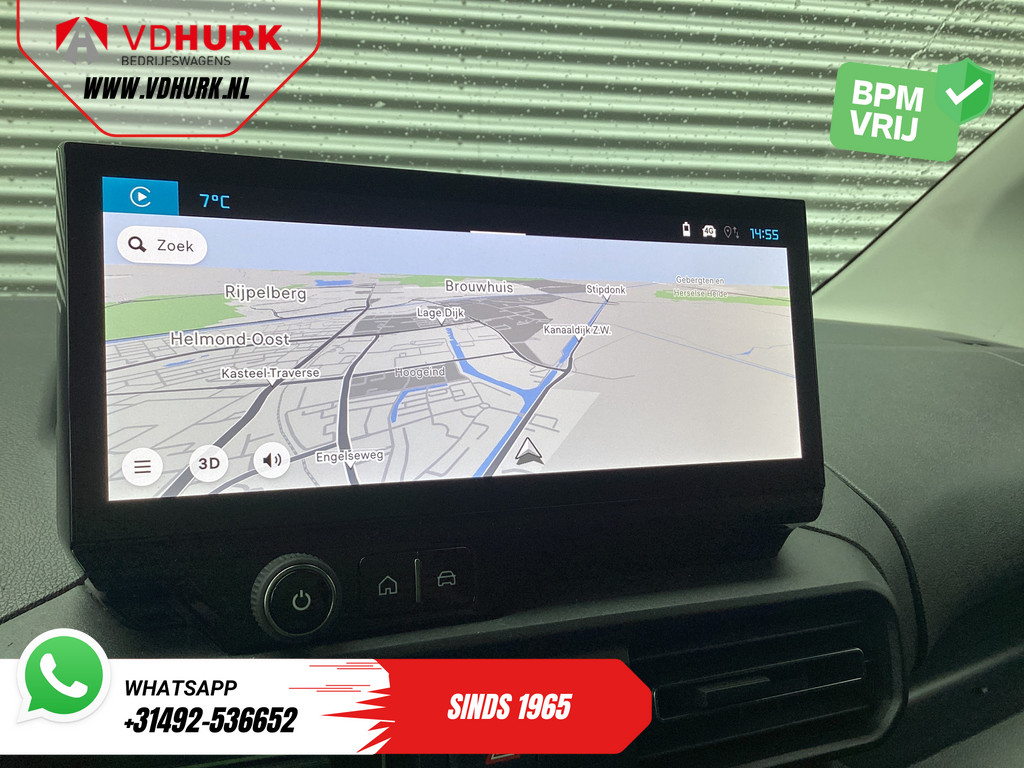 Citroën E-Berlingo Bestelbus 50 kWh 335 WLTP L2 2x Schuifdeur/ Snellader/ 3 Pers./ Keyless/ Adapt.Cruise/ Navi/ Carplay/ Camera/ LMV/ PDC/ Airco 13