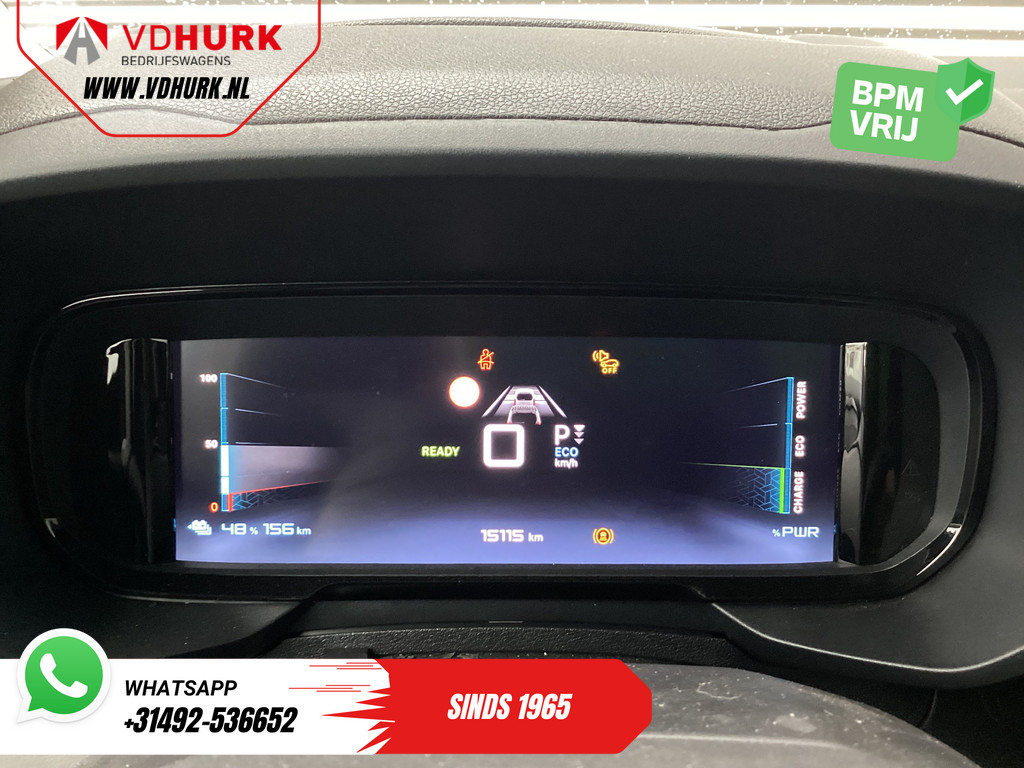 Citroën E-Berlingo Bestelbus 50 kWh 335 WLTP L2 2x Schuifdeur/ Snellader/ 3 Pers./ Keyless/ Adapt.Cruise/ Navi/ Carplay/ Camera/ LMV/ PDC/ Airco 17