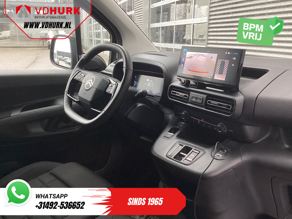 Citroën E-Berlingo Bestelbus 50 kWh 335 WLTP L2 2x Schuifdeur/ Snellader/ 3 Pers./ Keyless/ Adapt.Cruise/ Navi/ Carplay/ Camera/ LMV/ PDC/ Airco 2