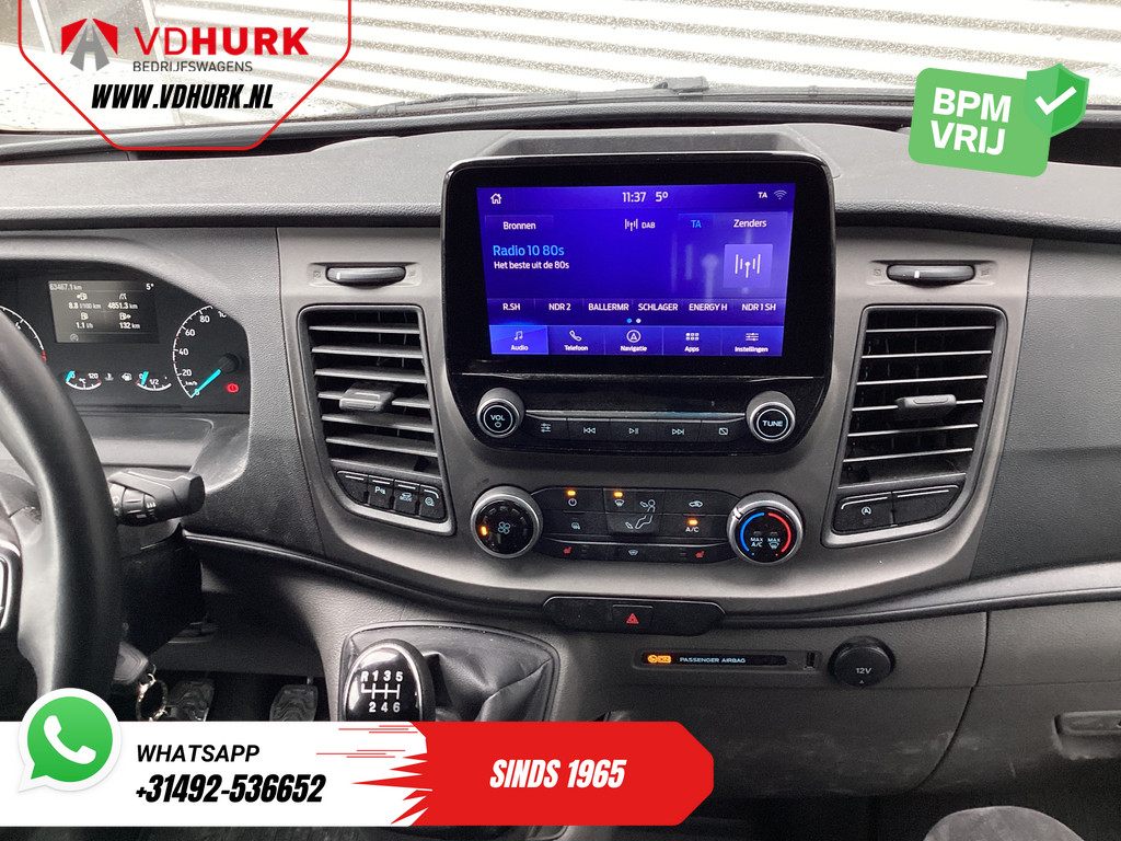 Ford Transit Custom Bestelbus 2.0 TDCI L2 Carplay/ Stoelverw./ Navi/ Airco/ Camera/ Cruise/ PDC/ DAB 12