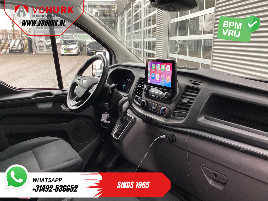 Ford Transit Custom Bestelbus 2.0 TDCI 130 pk Aut. L2 Carplay/ Stoelverw./ Navi/ Airco/ Cruise/ PDC/ DAB/ Trekhaak 1
