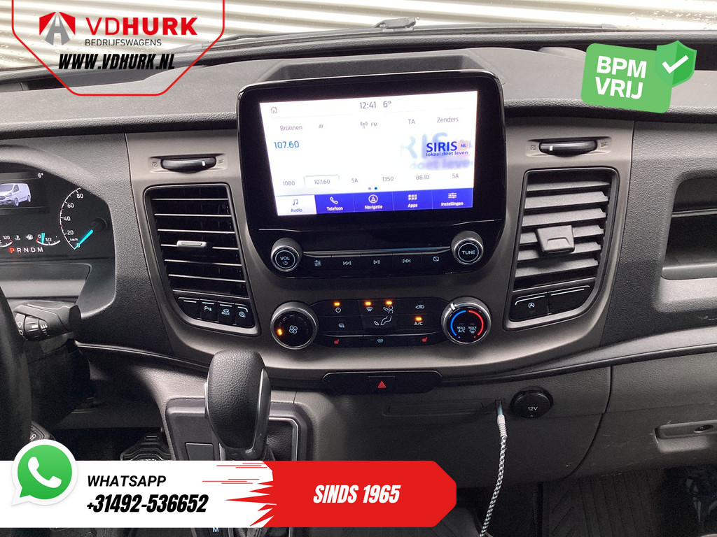 Ford Transit Custom Bestelbus 2.0 TDCI 130 pk Aut. L2 Carplay/ Stoelverw./ Navi/ Airco/ Cruise/ PDC/ DAB/ Trekhaak 10