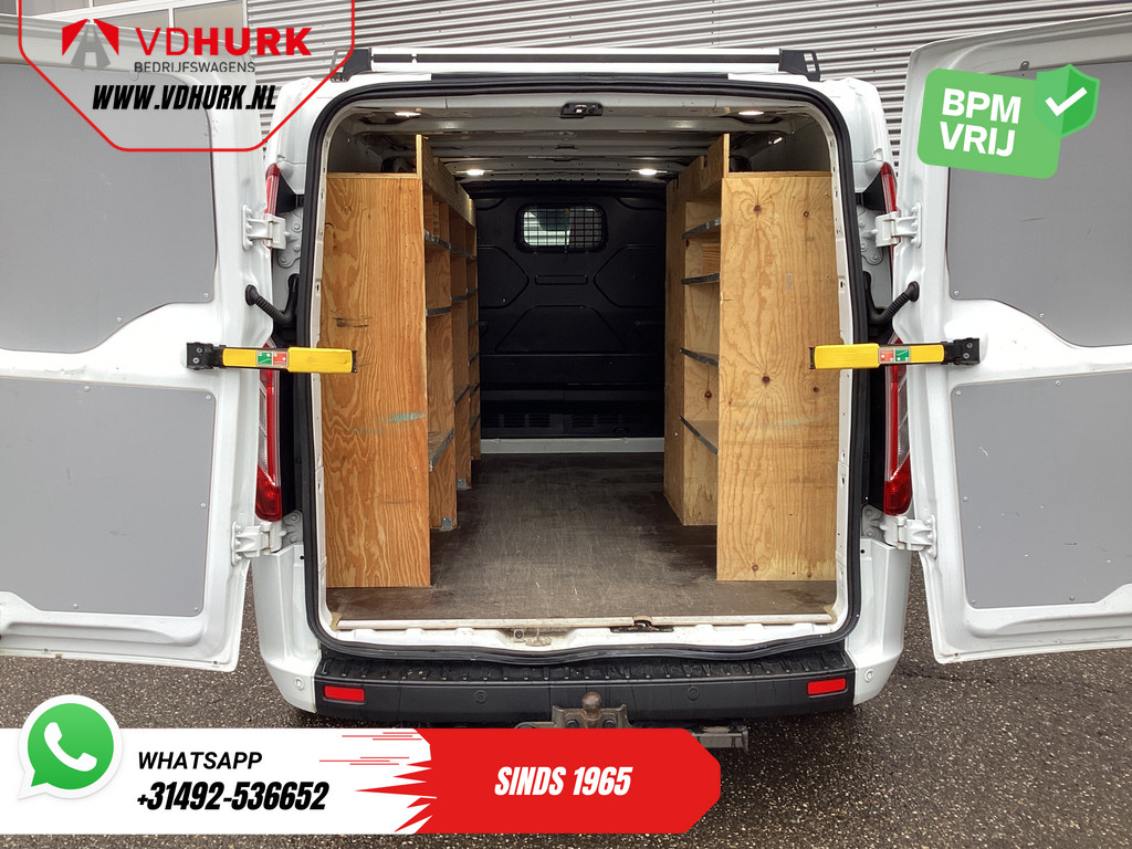 Ford Transit Custom Bestelbus 2.0 TDCI 130 pk Aut. L2 Carplay/ Stoelverw./ Navi/ Airco/ Cruise/ PDC/ DAB/ Trekhaak 3