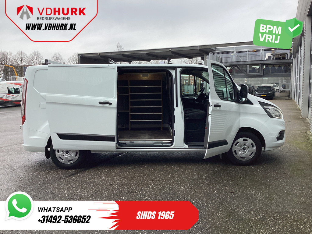 Ford Transit Custom Bestelbus 2.0 TDCI 130 pk Aut. L2 Carplay/ Stoelverw./ Navi/ Airco/ Cruise/ PDC/ DAB/ Trekhaak 4