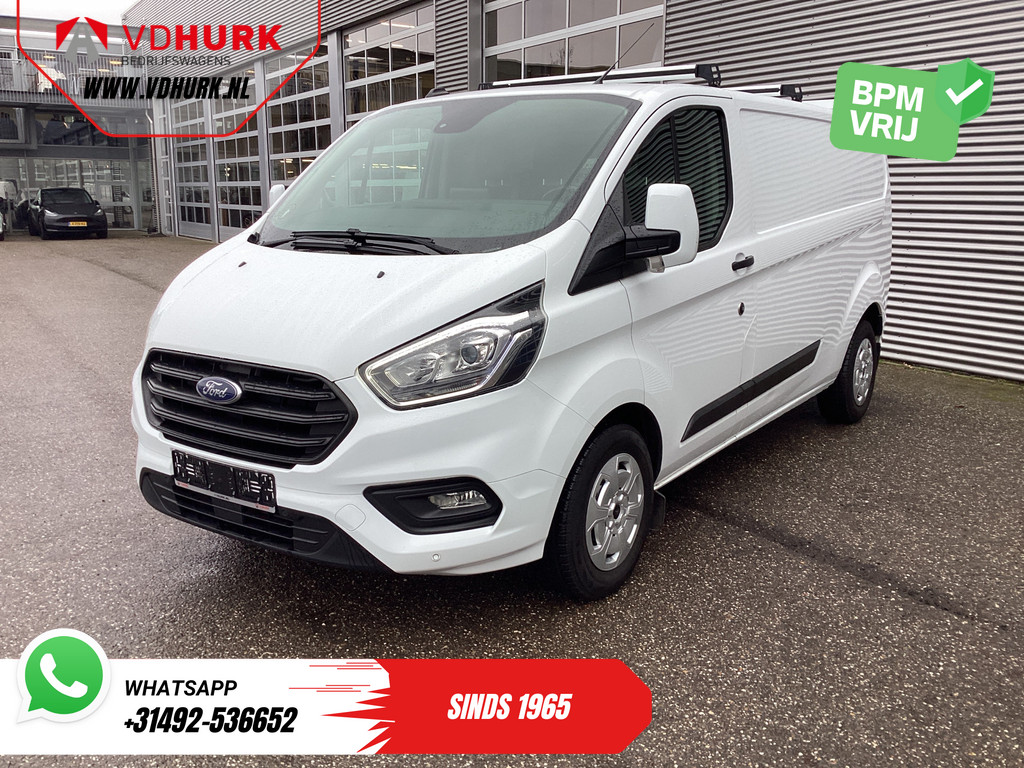 Ford Transit Custom Bestelbus 2.0 TDCI 130 pk Aut. L2 Carplay/ Stoelverw./ Navi/ Airco/ Cruise/ PDC/ DAB/ Trekhaak 6