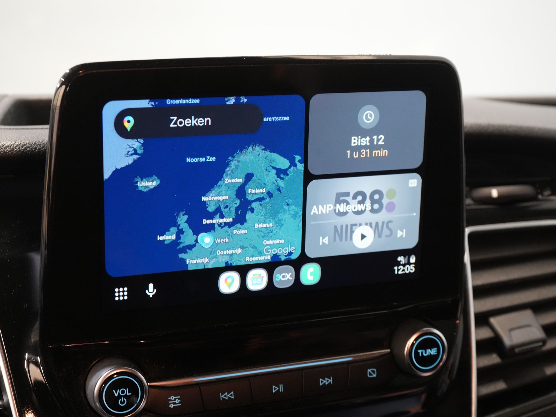 Ford Transit Custom Bestelbus 2.0 TDCI 130 pk L2 Limited DC Dubbel Cabine 2xSchuifdeur/ Stoelverw./ Carplay/ Cruise/ PDC/ Camera/ Navi/ Trekhaak/ Alarm III 24