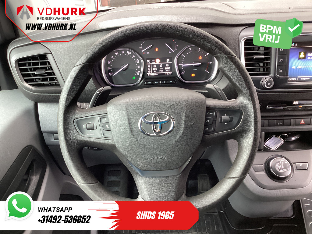 Toyota ProAce Worker Bestelbus 2.0 Aut. L2 Adapt.Cruise/ 2x Schuifdeur/ Standkachel/ Stoelverw./ Keyless/ Navi/ Camera/ PDC/ Climate/ Trekhaak 10