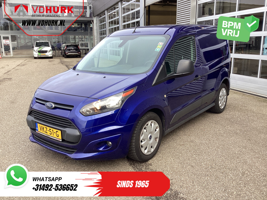 Ford Transit Connect Bestelbus 1.0 100 pk Trend BENZINE MARGE 3 Pers./ Carplay/ Camera/ Navi/ PDC/ Trekhaak/ Airco 1