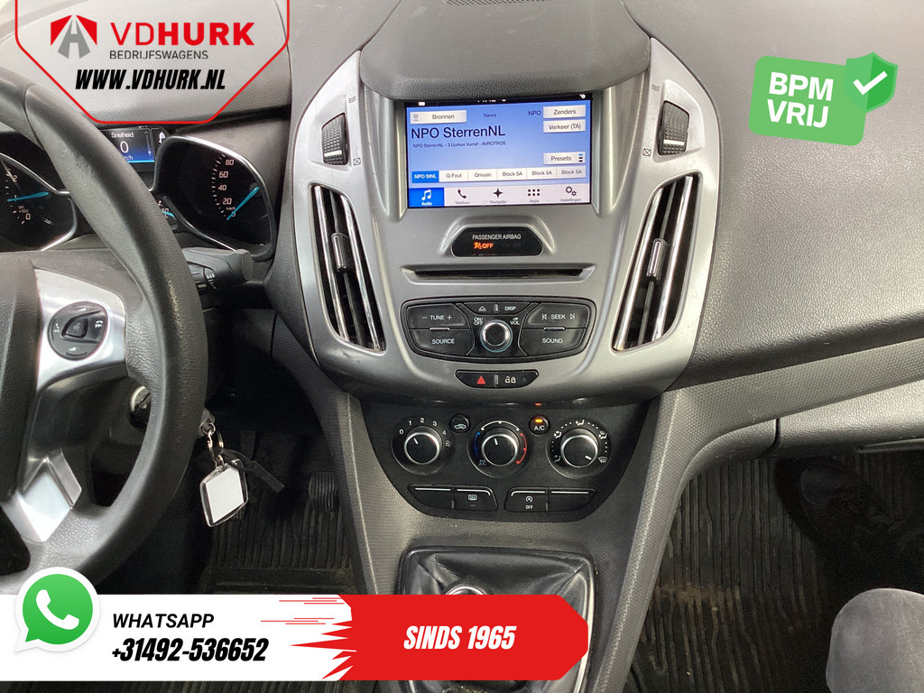 Ford Transit Connect Bestelbus 1.0 100 pk Trend BENZINE MARGE 3 Pers./ Carplay/ Camera/ Navi/ PDC/ Trekhaak/ Airco 9