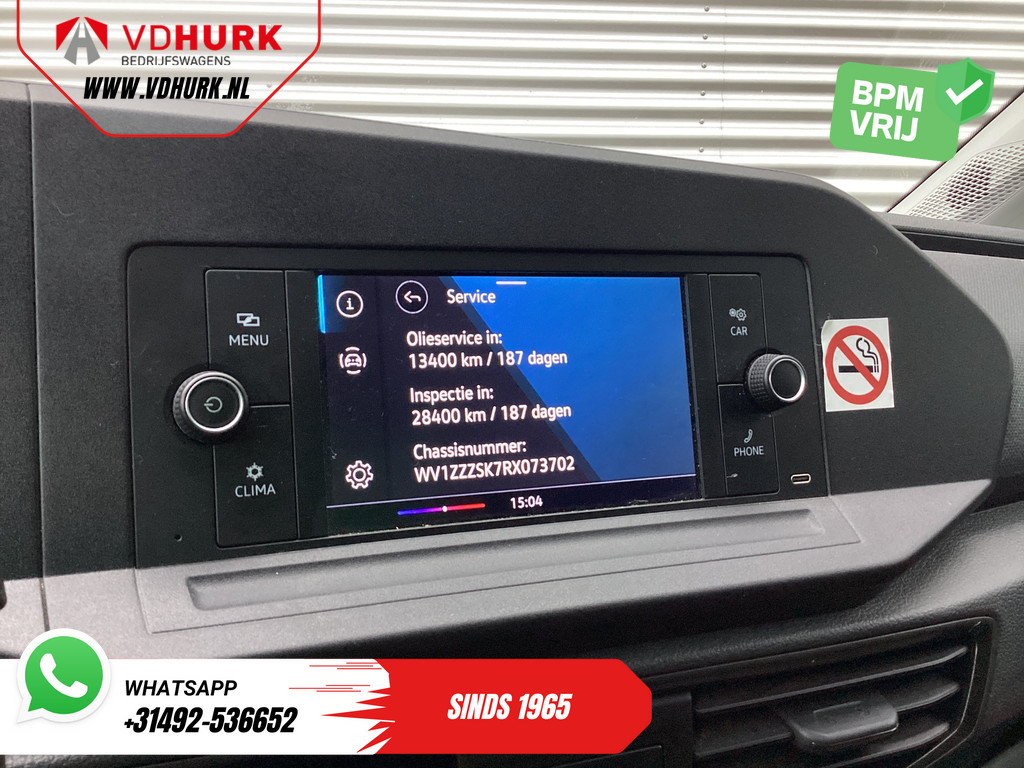 Volkswagen Caddy Cargo Bestelbus 2.0 TDI 105 pk PDC/ Betimmerd/ Bluetooth/ Airco 15