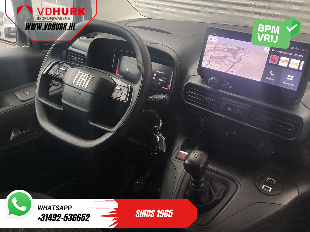 Fiat Doblò Bestelbus 1.5 HDi 100 pk 3 Pers./ Carplay/ Camera/ Navi/ PDC/ Cruise/ Airco 2