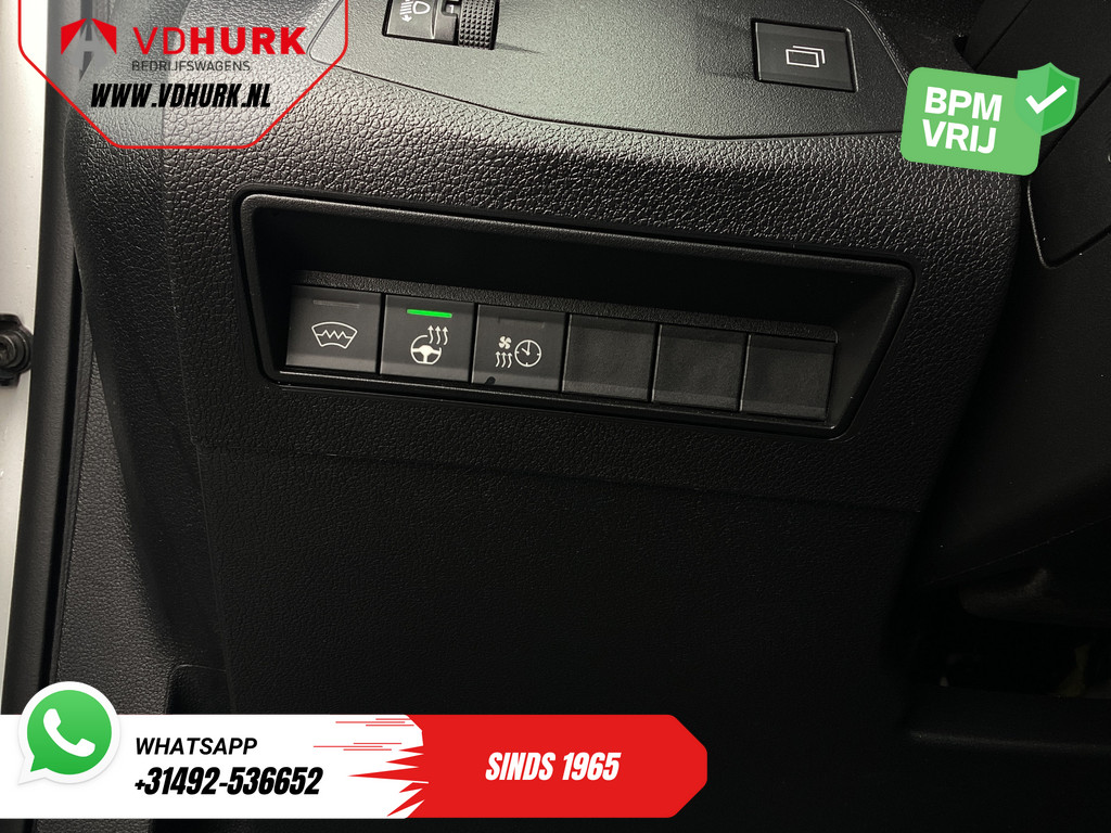 Peugeot e-Partner Bestelbus 50 kWh 336 km WLTP Snellader/ Warmtepomp/ Adapt.Cruise/ Virtual Cockpit/ Stuurverw./ Carplay/ 360 Camera/ Standkachel/ Climate/  12