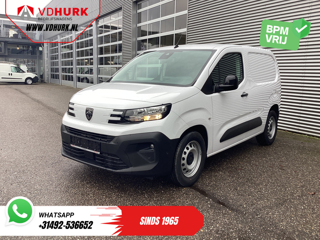Peugeot e-Partner Bestelbus 50 kWh 336 km WLTP Snellader/ Warmtepomp/ Adapt.Cruise/ Virtual Cockpit/ Stuurverw./ Carplay/ 360 Camera/ Standkachel/ Climate/  6