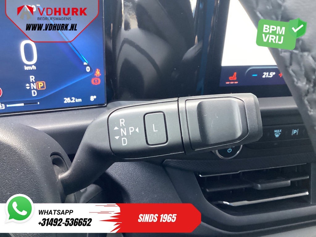 Ford E-Transit Custom Bestelbus 340 71 kWh 218 pk 340 km WLTP L2 Limited 2x Elek.Schuif/ 2.3t Trekverm./ Snellader/ Matrix LED/ B&O/ Adapt.Cruise/ Standkachel/  19