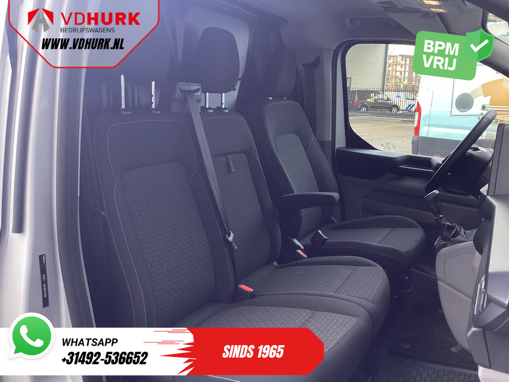 Ford Transit Custom Bestelbus 320 2.0 TDCI 136 pk L2 Trend Garantie 11-29'/ LED/ Stoelverw/ Afn.Trekhaak/ Stuurverw/ Carplay/ Camera/ Climate/ PDC/ LMV/ Cruis 10
