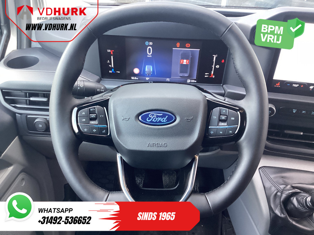 Ford Transit Custom Bestelbus 320 2.0 TDCI 136 pk L2 Trend Garantie 11-29'/ LED/ Stoelverw/ Afn.Trekhaak/ Stuurverw/ Carplay/ Camera/ Climate/ PDC/ LMV/ Cruis 11