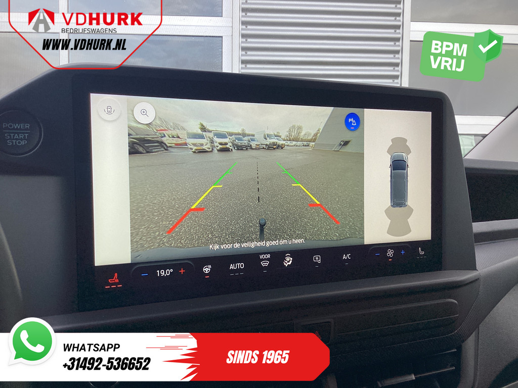 Ford Transit Custom Bestelbus 320 2.0 TDCI 136 pk L2 Trend Garantie 11-29'/ LED/ Stoelverw/ Afn.Trekhaak/ Stuurverw/ Carplay/ Camera/ Climate/ PDC/ LMV/ Cruis 13