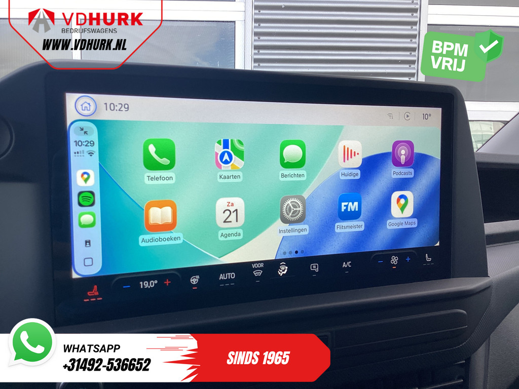 Ford Transit Custom Bestelbus 320 2.0 TDCI 136 pk L2 Trend Garantie 11-29'/ LED/ Stoelverw/ Afn.Trekhaak/ Stuurverw/ Carplay/ Camera/ Climate/ PDC/ LMV/ Cruis 14
