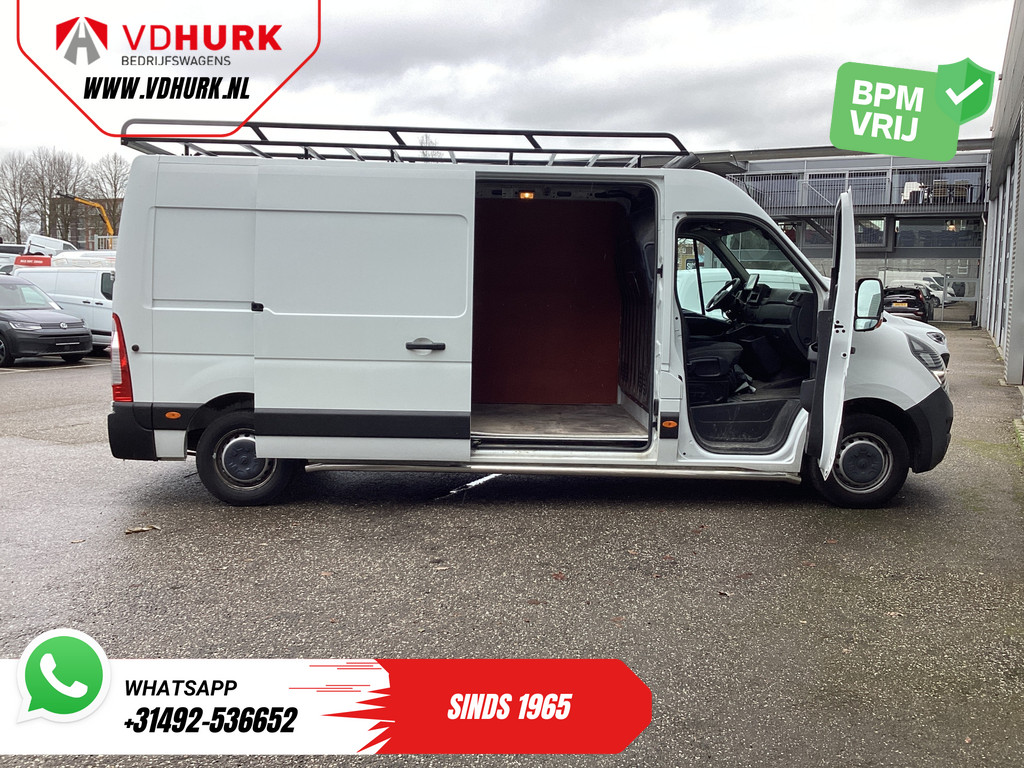 Opel Movano Bestelbus 2.3 Turbo 136PK L3H2 Camera/ Climate/ Cruise/ PDC/ Trekhaak / 2,5T trekgew./ Imperiaal+trap/ Side Bars/ NL Auto 5
