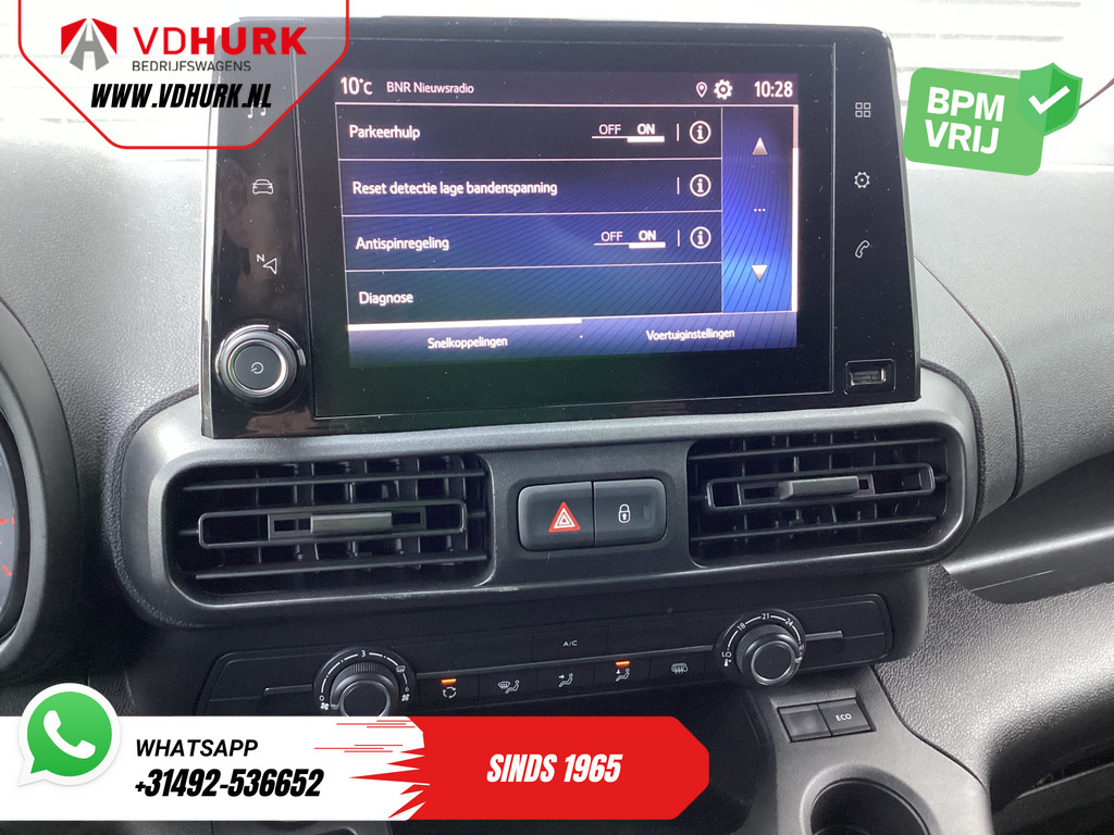 Toyota PROACE CITY Bestelbus 1.5 D-4D 130 PK Aut. Carplay/ Airco/ Camera/ Standkachel/ 3 Persoons/ LMV/ Trekhaak/ Cruise 10